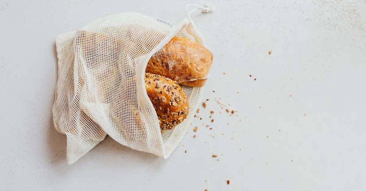 Nachhaltige verpackung bäckerei